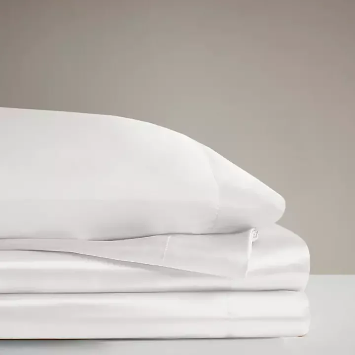 White Satin 6-pc. Full Sheet Set