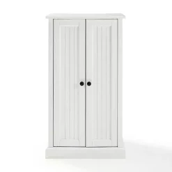 White Seaside Accent Cabinet