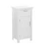 White Single Drawer Cabinet