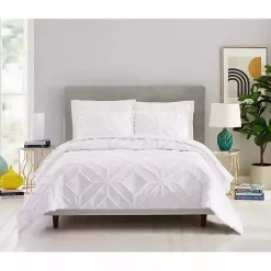 White Tufted Chenille 3-pc. King Duvet Set