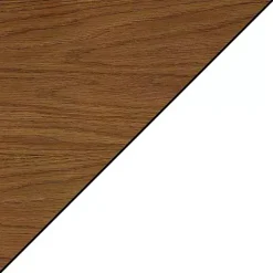 White Two-Tone Double X Sides Coffee Table