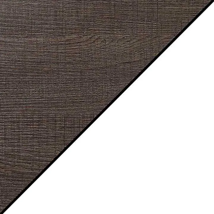 White Two-Tone Geometric Sides Square Coffee Table