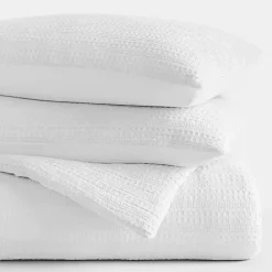 White Waffle Ultra-Soft 3-pc. King Comforter Set