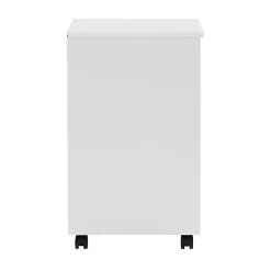 White Wood 6-Drawer Cary Storage Cart