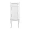 White Wood 4-Drawer Elena Jewelry Armoire