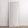 Whitewashed Scoop Maggie Profile Mirror, 28x68 in.