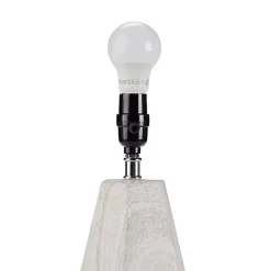Whitewashed Wood Flynn Table Lamp