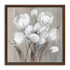 Wild Anemone Framed Canvas Art Print