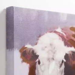 Winter Cows Canvas Art Print