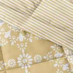 Yellow Daisy Medallion King 3-pc. Comforter Set