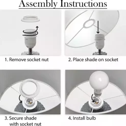 Yellow Purled Ceramic Table Lamp