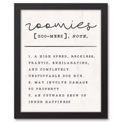 Zoomies Framed Canvas Art Print, 12x15 in.