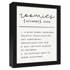 Zoomies Framed Canvas Art Print, 12x15 in.