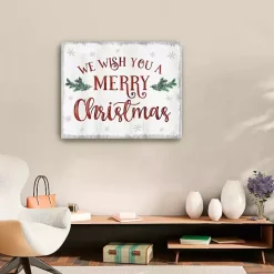 A Merry Christmas Canvas Art Print, 24x30