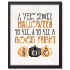 A Very Spooky Halloween Wall Plaque