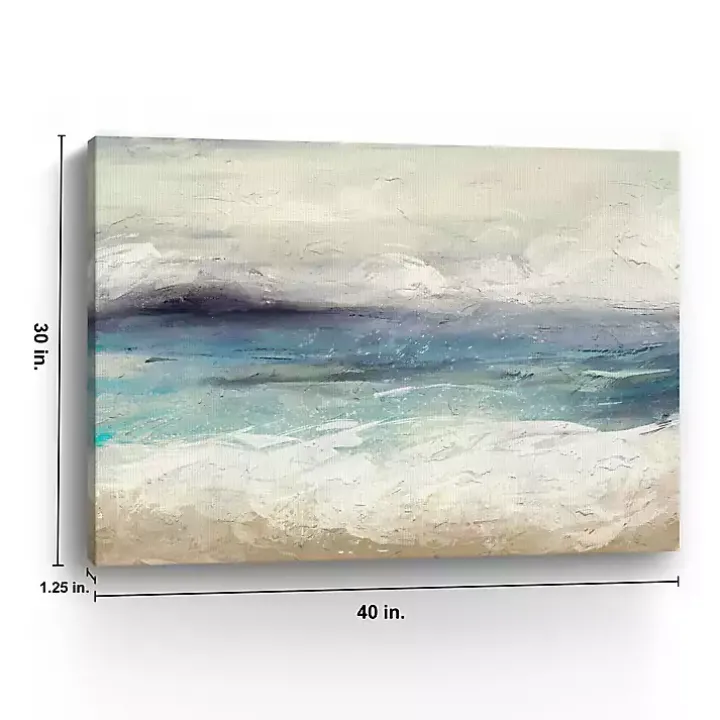 Abstract Seafoam Canvas Wall Art