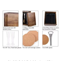 Acacia Dallas Cowboys Beer Glass Set