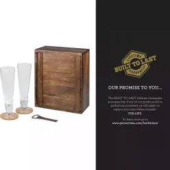 Acacia New Orleans Saints Beer Glass Set