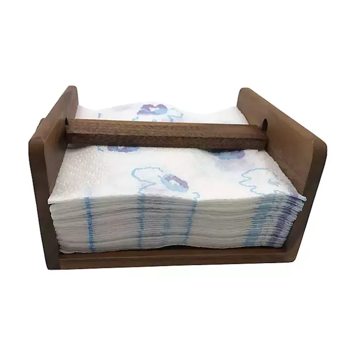 Acacia Wood Napkin Holder