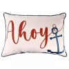 Ahoy Anchor Lumbar Pillow
