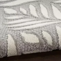 Aloha Ash Botanical Indoor/Outdoor Area Rug, 9x12