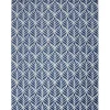 Aloha Blue Botanical Indoor/Outdoor Rug, 3x5
