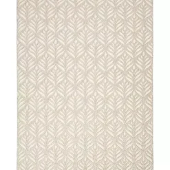 Aloha Ivory Botanical Indoor/Outdoor Area Rug, 3x5