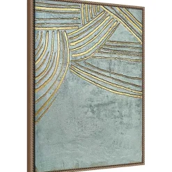 Ancient Gold Sun Canvas Art Print