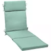 Aqua Leala Texture Outdoor Chaise Cushion