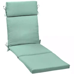 Aqua Leala Texture Outdoor Chaise Cushion