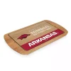 Arkansas Razorbacks Wood and Glass Serving Board
