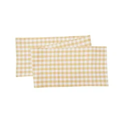 Ashford Yellow Buffalo Check Table Runner