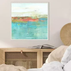 August Haze Framed Canvas Art Print