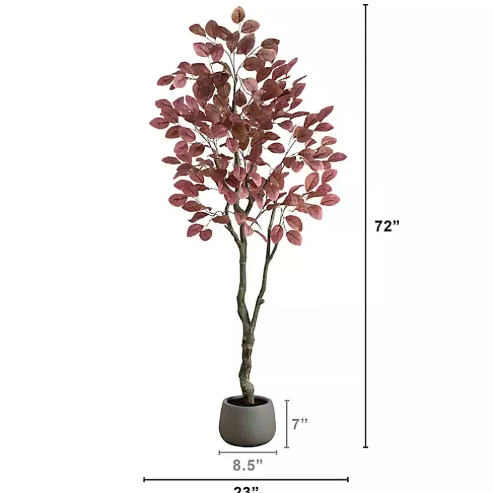 Autumn Dogwood Tree in Decorative Planter, 6 ft.