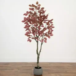 Autumn Dogwood Tree in Decorative Planter, 6 ft.