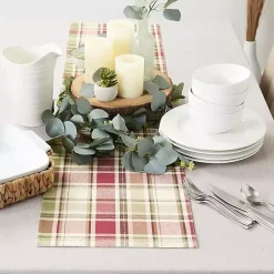 Autumn Harvest Plaid Table Runner