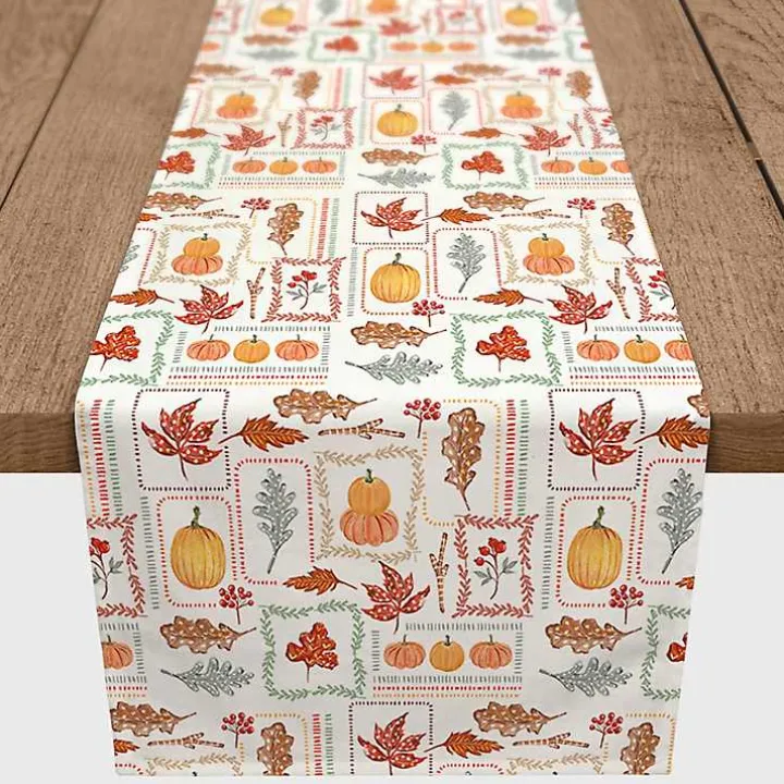 Autumn Patchwork Table Runner, 72 in.