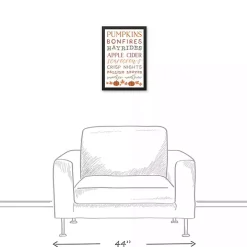 Autumn Things Framed Canvas Art Print