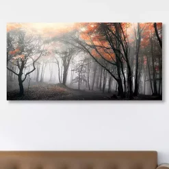 Autumn Woods Giclee Canvas Art Print
