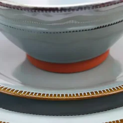 Azure Glazed Round 12-pc. Dinnerware Set