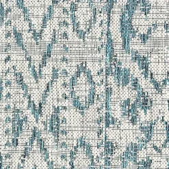 Azure Terrace Sun Shower Outdoor Area Rug, 5x8