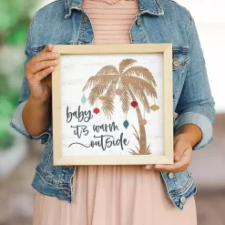 Baby It's Warm Outside Wall Plaque