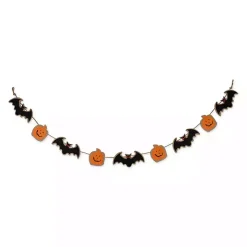 Bat and Pumpkin Garland