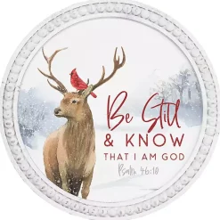 Be Still & Know Wall Plaque