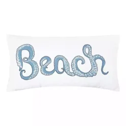 Beach Octopus Lumbar Pillow