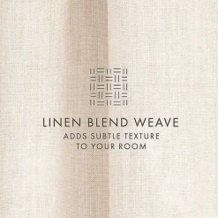 Beige Blackout Curtains, 84 in.