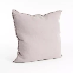 Beige Fringed Edge Pillow