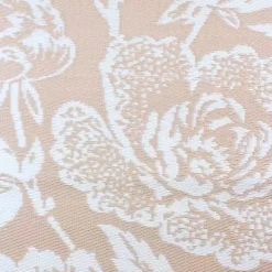 Beige Roses Outdoor Area Rug, 4x6