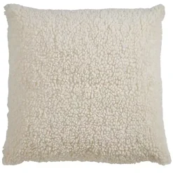 Beige Sherpa Pillow