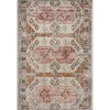 Beige Southwestern Mosaic Outdoor Area Rug, 5x7